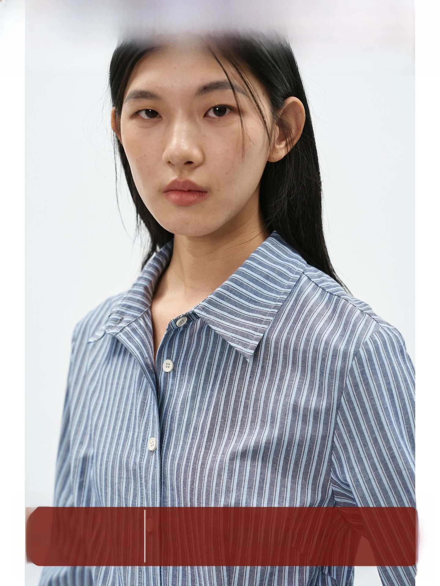 

Женская приталенная полосатая рубашка EIGHTHMONTH с отложным воротником и сборками на талии, повседневная, весенняя новинка, дышащая и комфортная