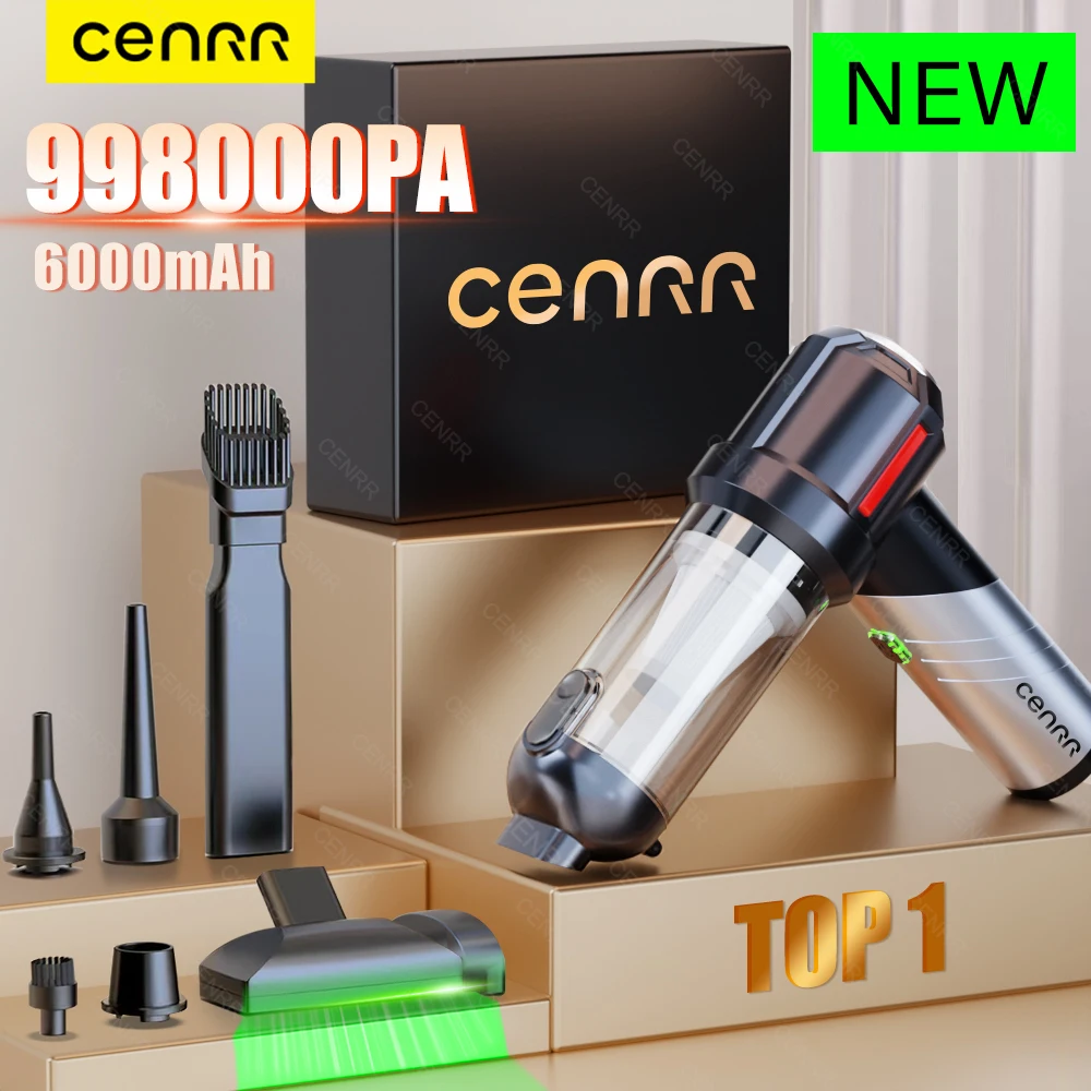 CENRR 998000PA Mini Powerful Vacuum Cleaner Cordless Portable Car Vacuum Cleaner for Home Appliance Handheld Blower Car Cleaner