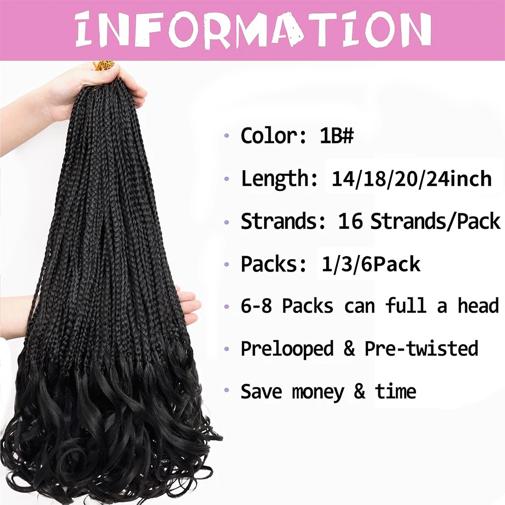 مجعد الكروشيه الشعر للنساء آلهة صندوق الضفائر الكروشيه الشعر قبل يحلق الفرنسية الضفيرة الكروشيه الضفائر جدائل شعر صناعية