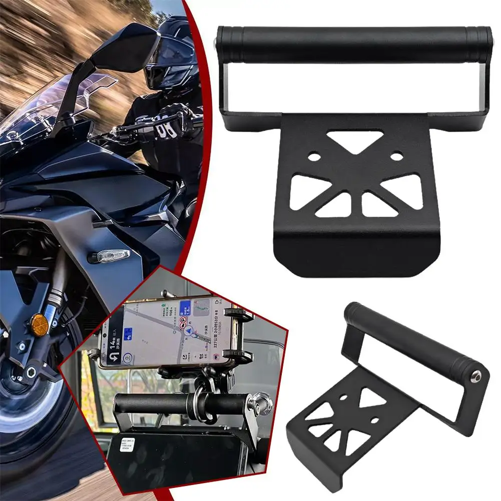 For CFMOTO 450MT Motorcycle Stainless Steel GPS Navigator Expansion Tools Bracket Multi-function Phone Base Mobile Adapter D3K6