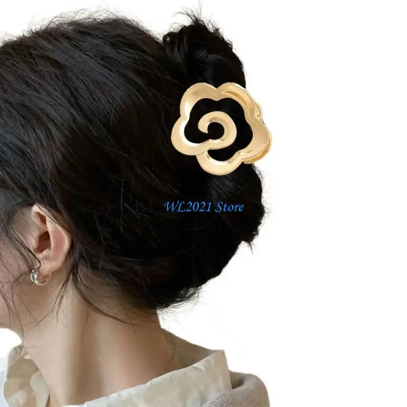 

G5GC Hair Clip Simple Claw Barrettes Creative Head Adornment Hair Flower