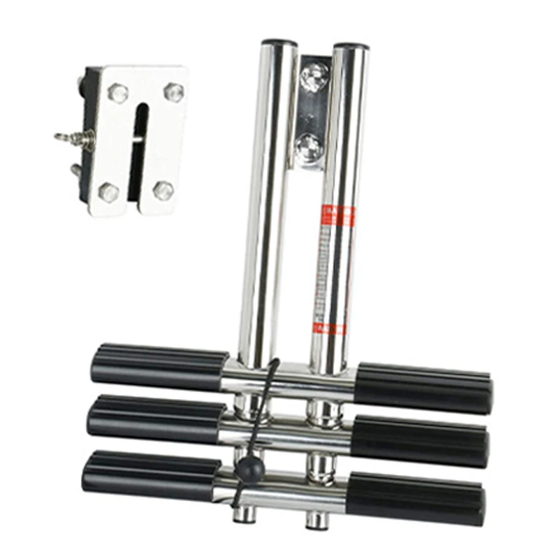 316 Stainless Steel Yacht Speedboat Telescopic Ladder Marine Hidden Folding Launching Ladder Marine Hardware Accessories