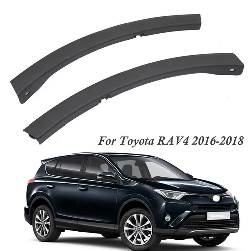 Imagen 2 del producto Para Toyota RAV4 (XA40) 2016 2017 2018 parachoques delantero de coche rueda guardabarros moldura embellecedora 52112-0R060 52113-0R060 accesorios de plástico