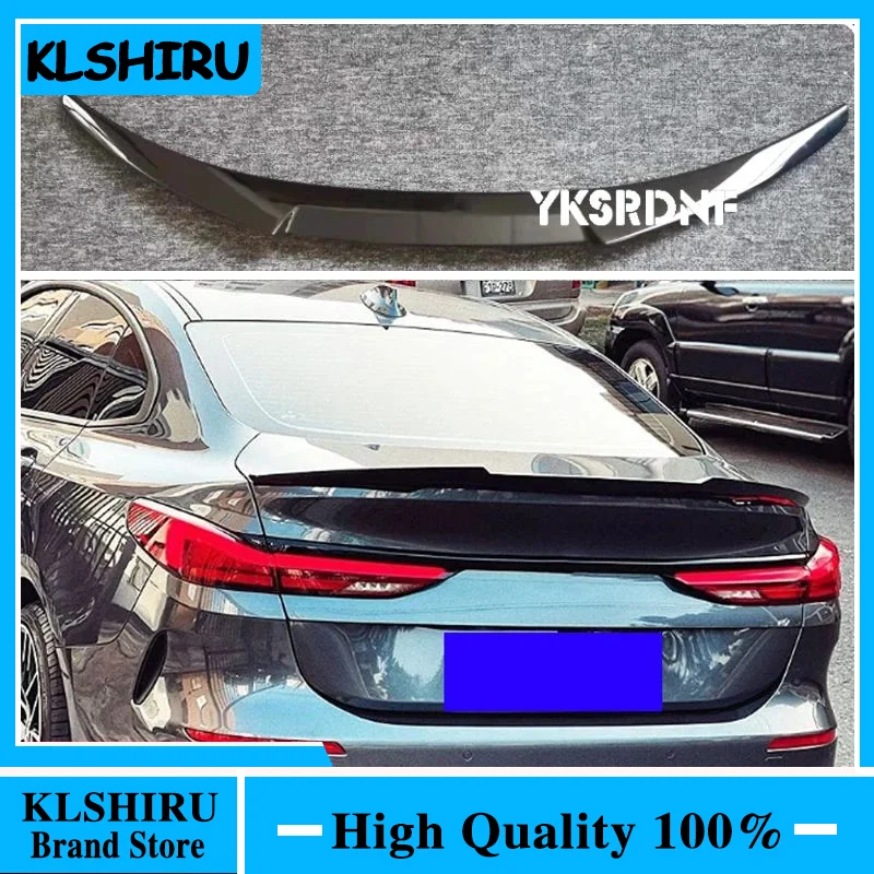 For BMW 2 Series 4-door F44 Spoiler ABS Car Tail Wing Decoration Auto Accessories 2020-2021 Gloosy Black Rear Trunk Lip Spoiler