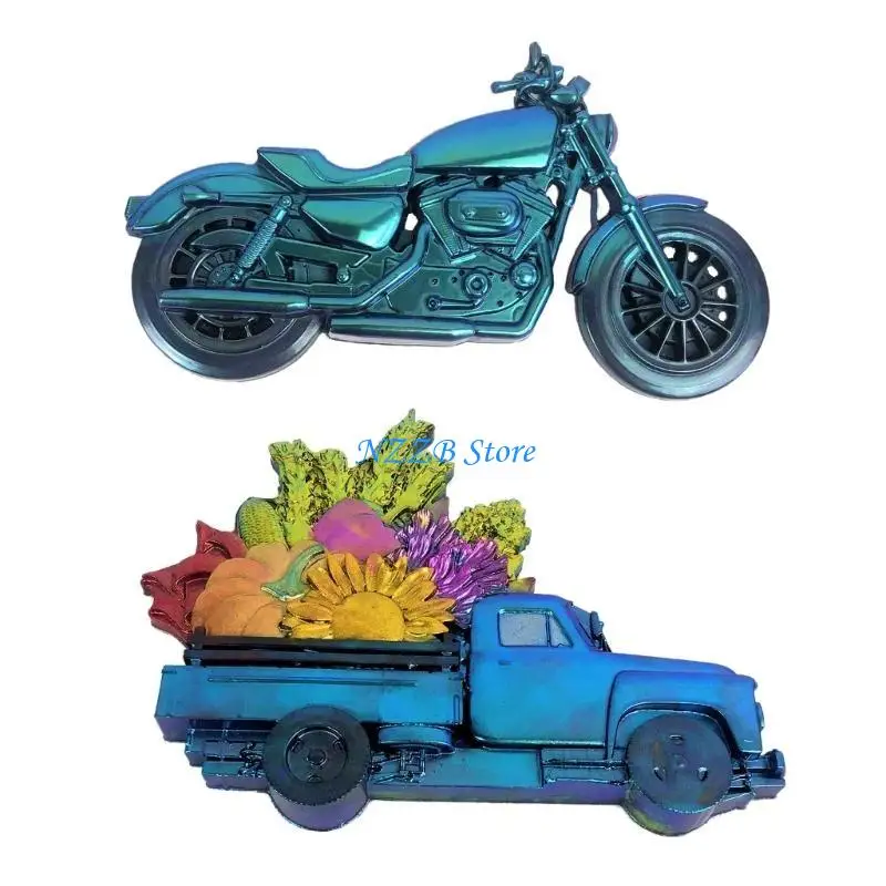 

T21F Truck Motorcycle Epoxy Casting Mould for Wall Hanging Mount Decor DIY Crafts