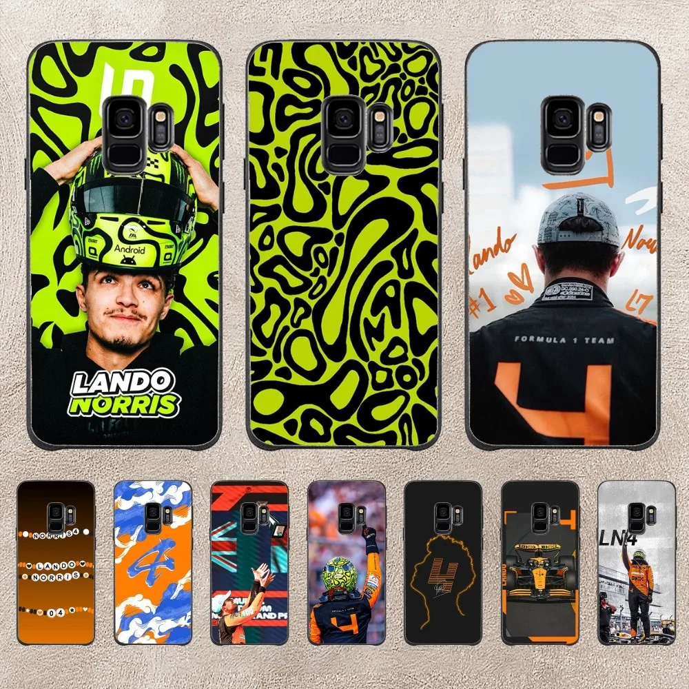 

F1 Formula 1 Lando Norris Phone Case For Samsung Galaxy A52 A12 A51 S21 Edge S22ULTRA S23 S20LITE Plus Ultra Black Cover