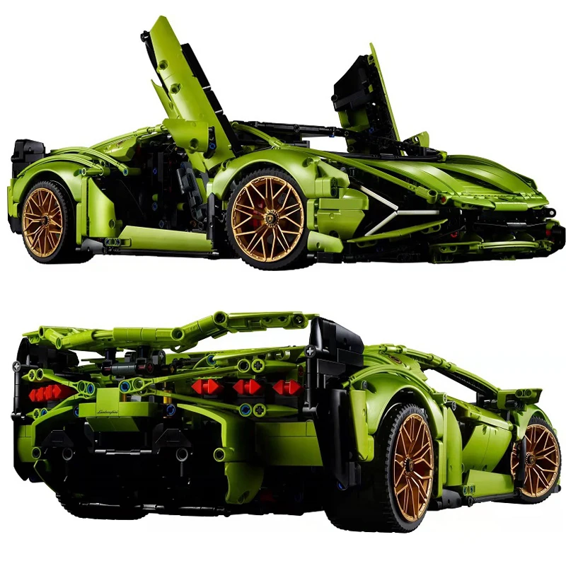 IN STOCK KING 42115 New LamborghinisL Car Roadster Model FKP37 Model Building Blocks Bricks Toys Children Kid Gifts 42115