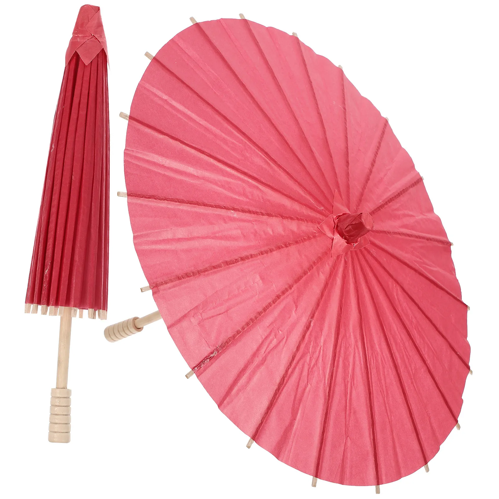 

2Pcs Paper Umbrella Blank DIY Parasol for Home Festival Wedding Party Photography Decoration Paper Umbrella DIY Umbrellas