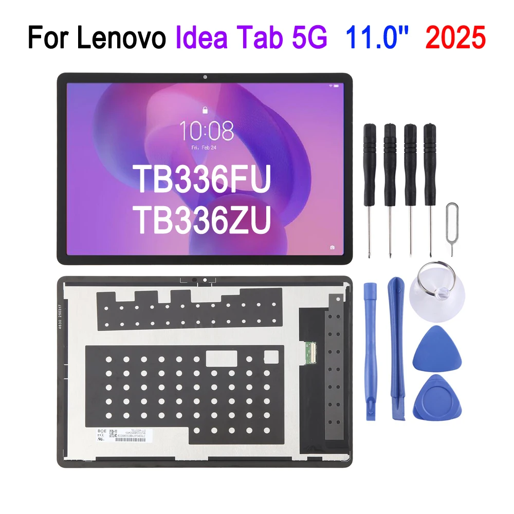 TB336FU IPS LCD Screen For Lenovo Idea Tab 5G 2025 11.0'', TB336FU TB336ZU Tablet LCD Display Touch Screen Replacrement Part