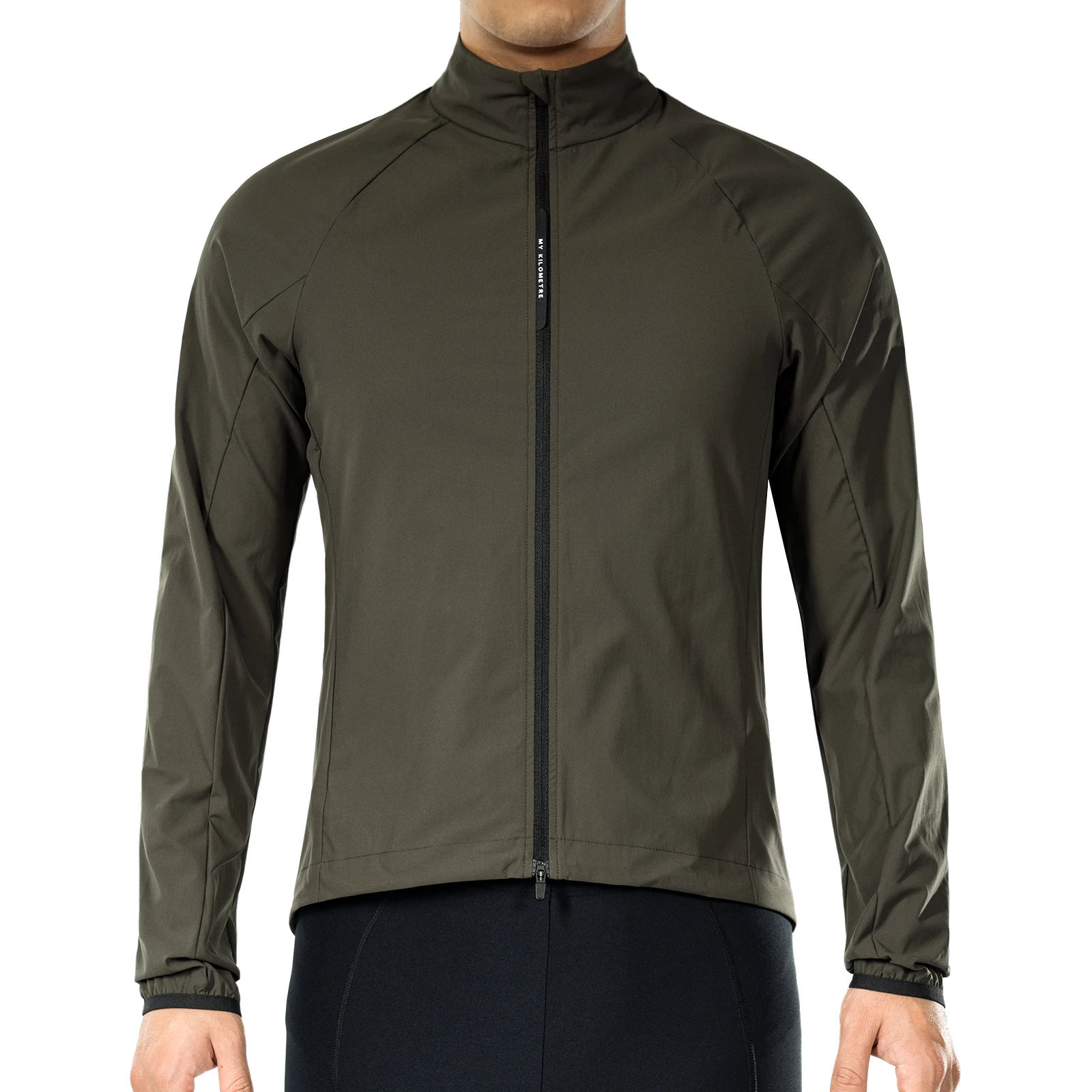 MY KILOMETRE Frühling Herren Radsport-Windjacke Kies Herren Fahrrad Windschutzscheibe Jacke Winddichte Jacke Packbare Fahrrad-Windjacke