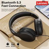 Lenovo TH30 OWS Bluetooth 5.3 Gaming Headset HiFi Stereo Sound Earbuds HD Calls Headphones Long Endurance Low Latency Earphones