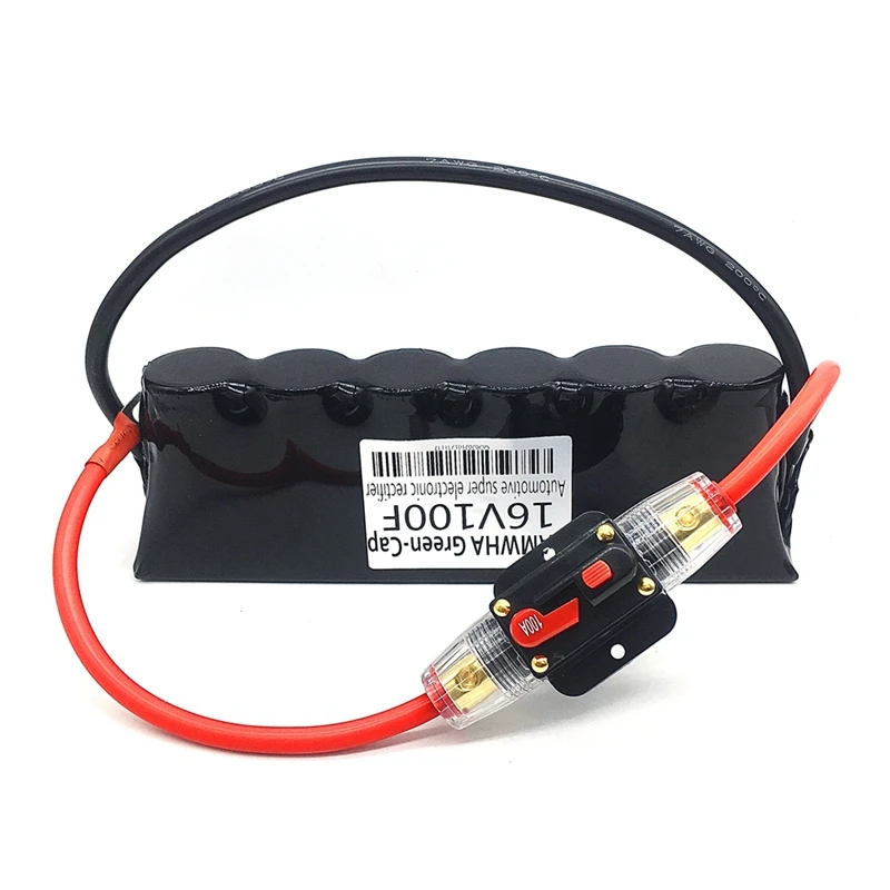 Super Farah Capacitor Battery Module 16V100F Start Rectifier To Protect The Battery Fuel Saving And Voltage Regulation