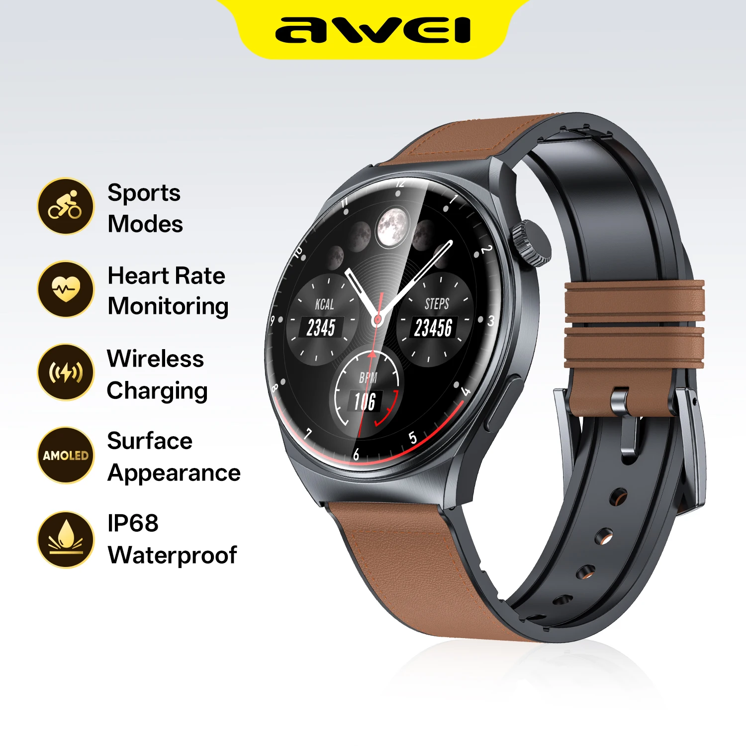 Smartwatch Online Watches For Men - ساعة ذكية من Awei، ساعة ذكية
