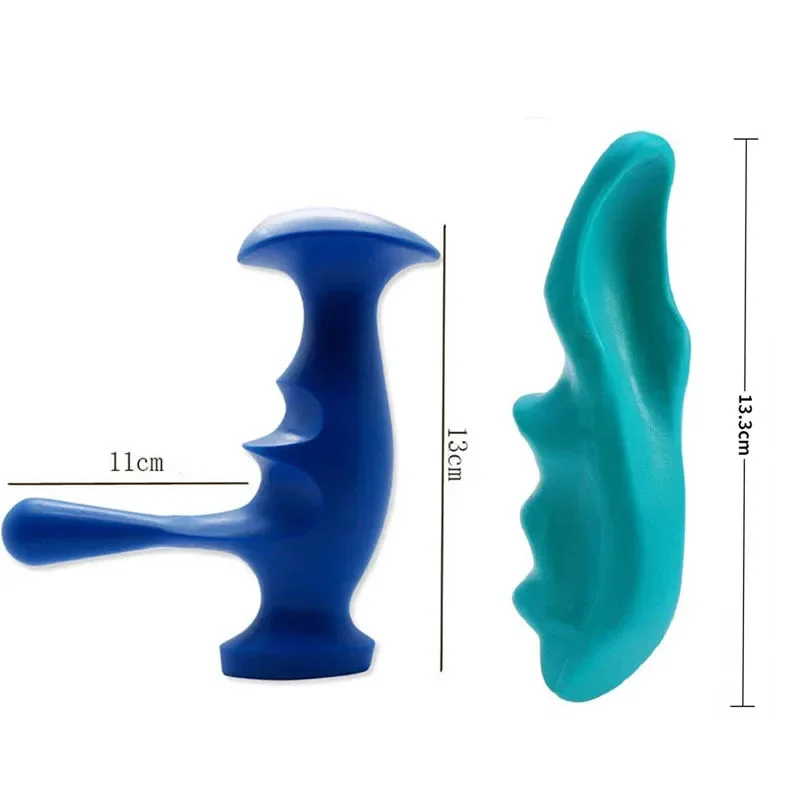 2 قطعة الجسم الأنسجة العميقة دليل جهاز مساج الزناد نقطة الوخز بالإبر عصا الإبهام التوقف مدلك القدم الظهر الصحة #2