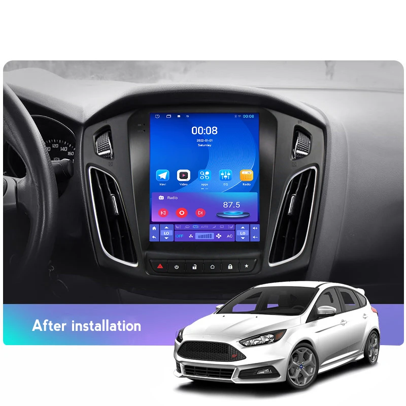 9.7 Inch Car Radio UIS7862S Multimedia Player Wireless Carplay Android Auto BT5.0 GPS Navigation For Ford Focus 3 Mk 2011 - 2019