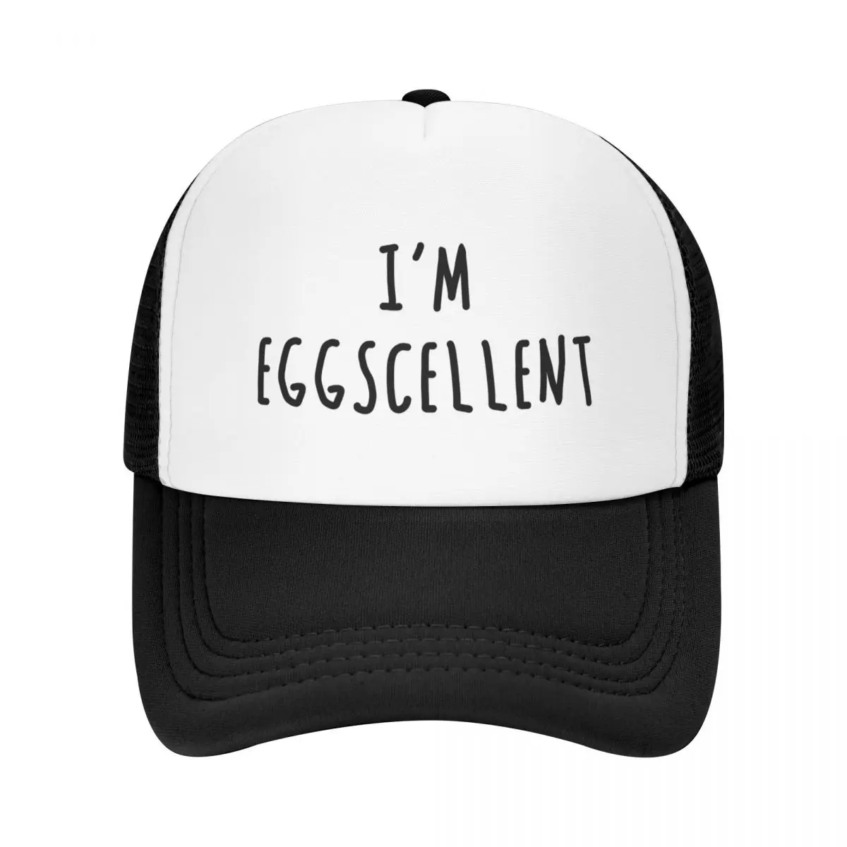 I\'m Eggscellent Baseball Cap Snapback Cap tea Hat foam party Hat Women\'s Beach Outlet Men\'s