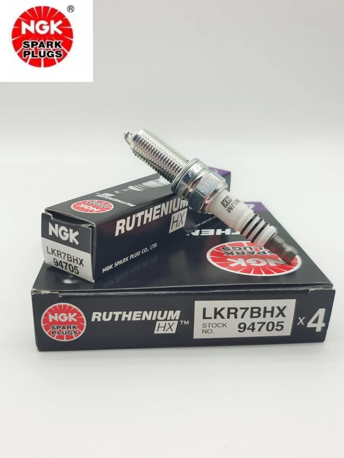 

Original NGK LKR7BHX 94705 Ruthenium Spark Plugs For Chrysler 300C Pacifica Dodge Challenger GT Jeep Cherokee Hyundai Kia Smart