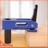 Woodworking Desktop Quick Acting Hold Down Clamp Fast Fixed Clip For Woodworking Benche 20Mm Dog Hole Tool Easy Install Blue