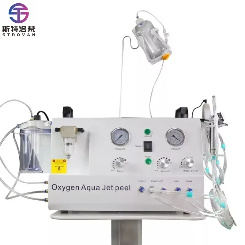 جهاز STLF LZS SY-HY10 Jet Peel Oxygen Glow 5 في 1 Hydro Facial لإزالة الرؤوس السوداء