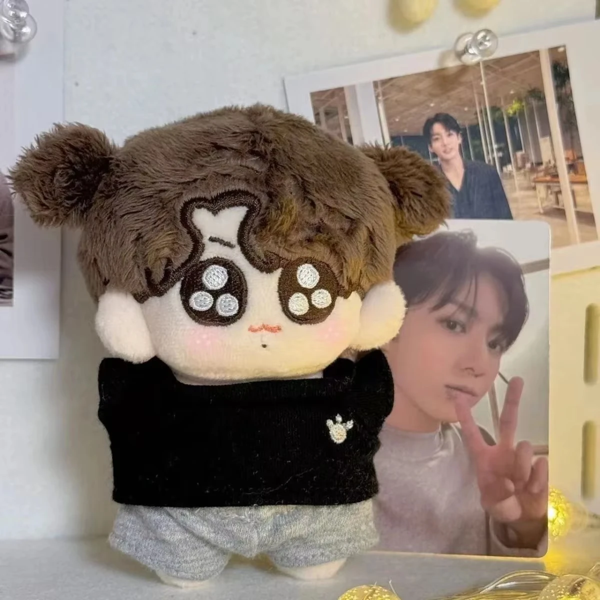 10 cm Jeon Jung Kook peluche poupée Bangtan garçons périphériques peluche étoile de mer corps en peluche jouets mignons doux habiller coton enfant cadeaux