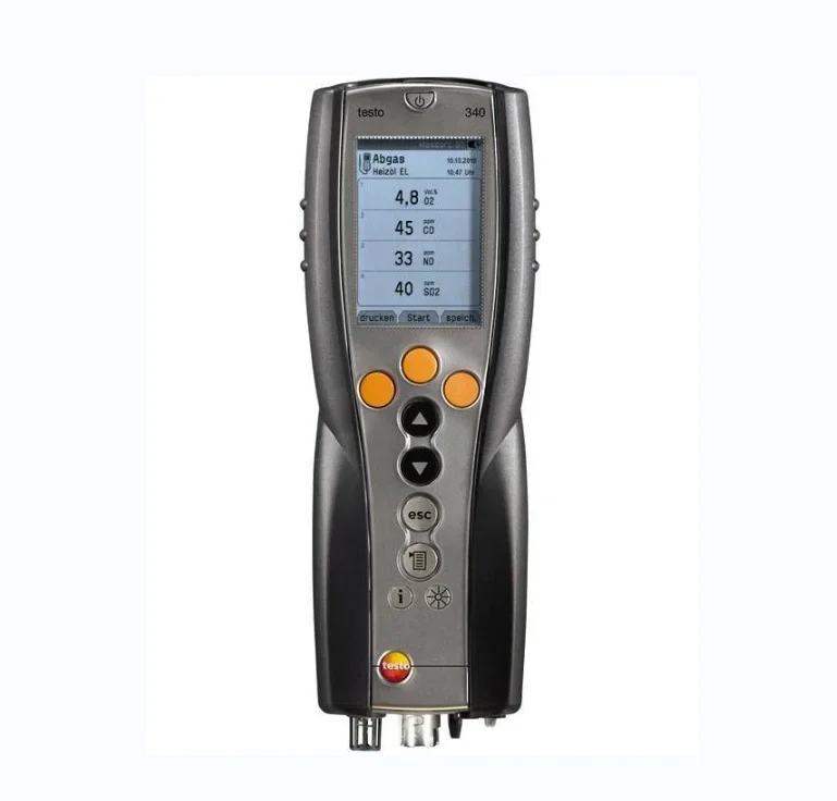 Original TESTO 340 compact 4-component flue gas analyzer