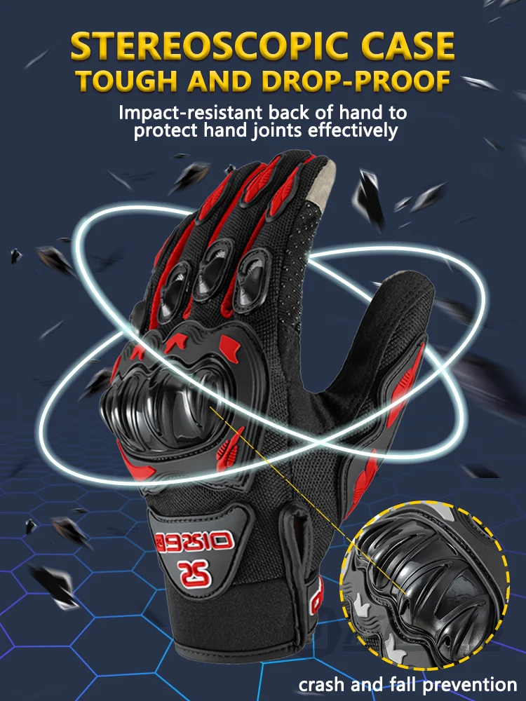Summer Lady Pink Motorcycle Cycling Gloves Touchscreen Motocross Glove ATV MTB Mesh Breathable Motorbike Glove Wear-resistant view 4