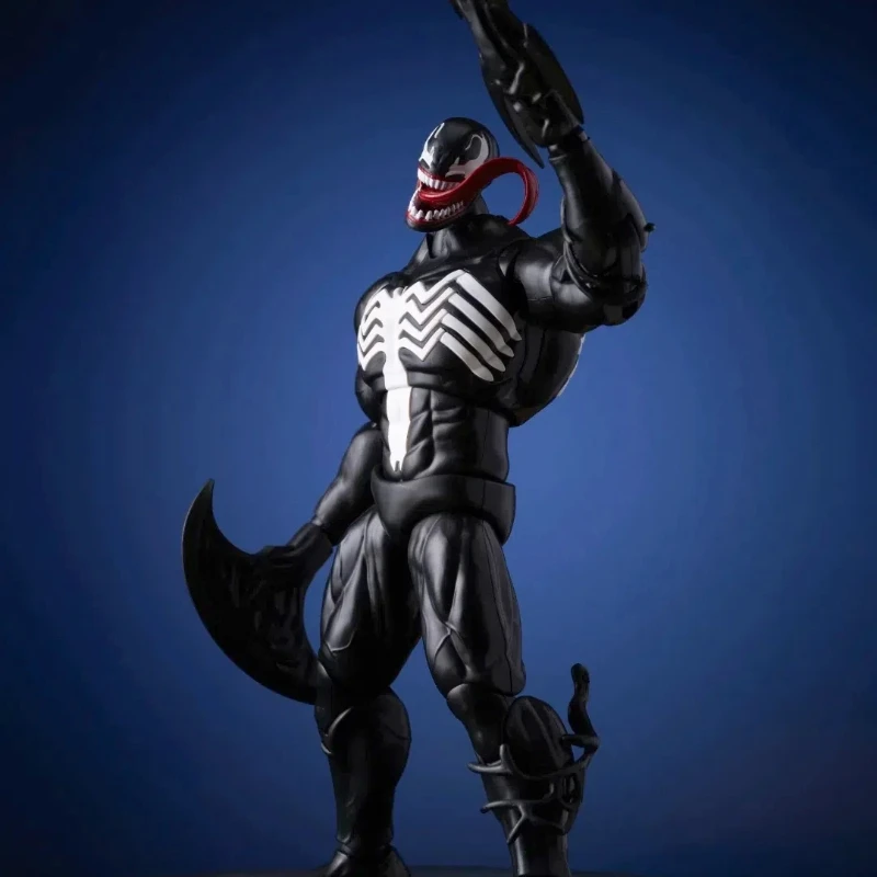 Marvel 1/12 Venom Kunststoff-Montagemodellbausatz, Action-Gelenkfiguren, Anime-Spielzeug, kommt mit Zubehör, Heimdekoration, Jungengeschenk