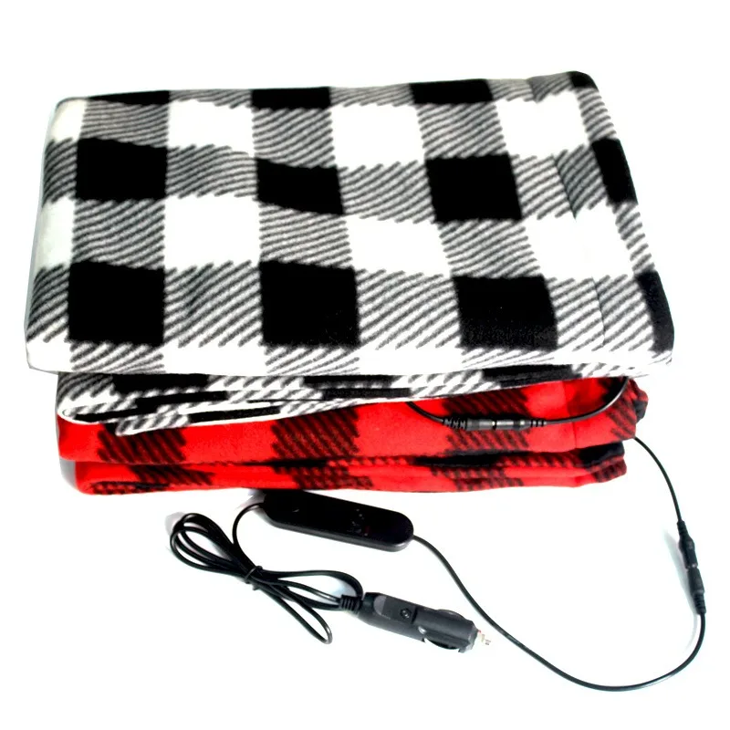 Constant Temperature Heating Blanket 12V Heated Safety Timer Car Heating Pad Car Heating Blanket for RV Caravan Camper