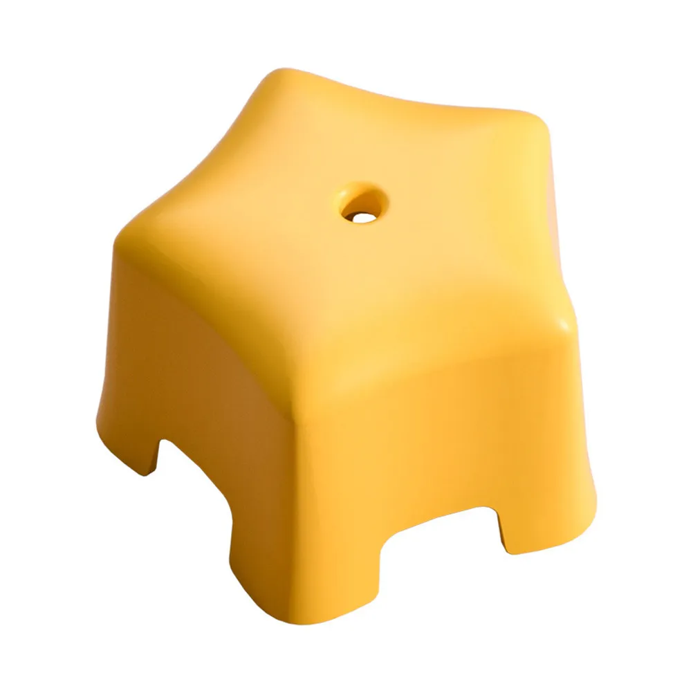 1-個の子供用滑り止めスツール軽量-pp-素材滑り止めフットスツール海の星の形の子供用フットスツールリビングルームバスルーム