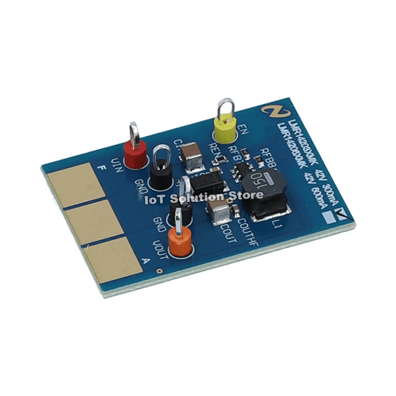LMR14203XMKDEMO/NOPB — LMR14203 Simple Small Footprint 42V Buck Regulator 300 mA Demo Board