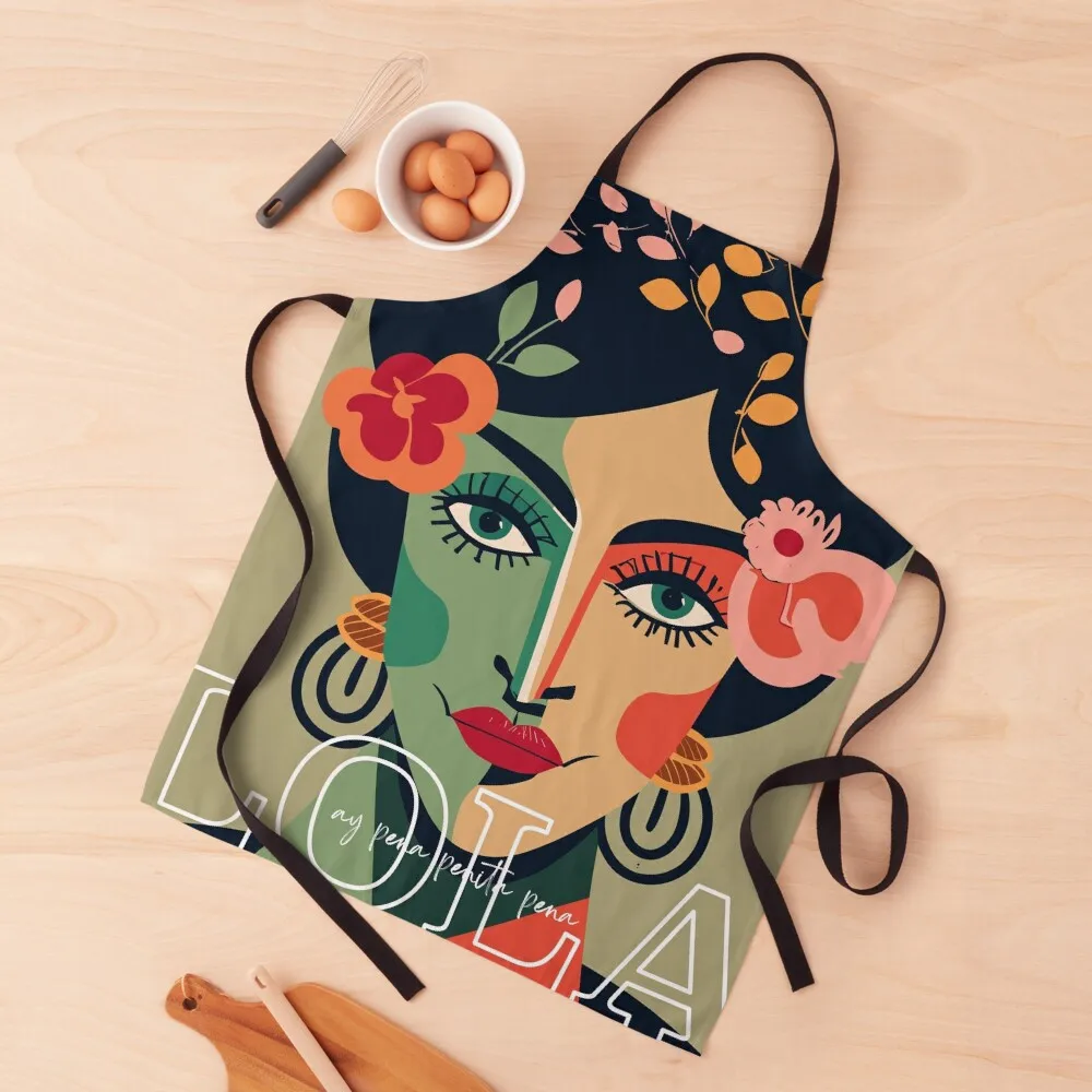 

Lola Flores Apron kitchen girl waterproof for women Apron