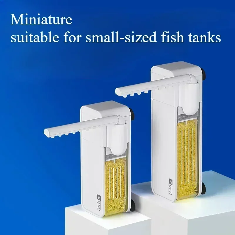 Mini Filter Aquarium Water Circulation Waterfall Rainy Silent Internal Small Fish Tank Filter Water Pump Aquarium Accessories