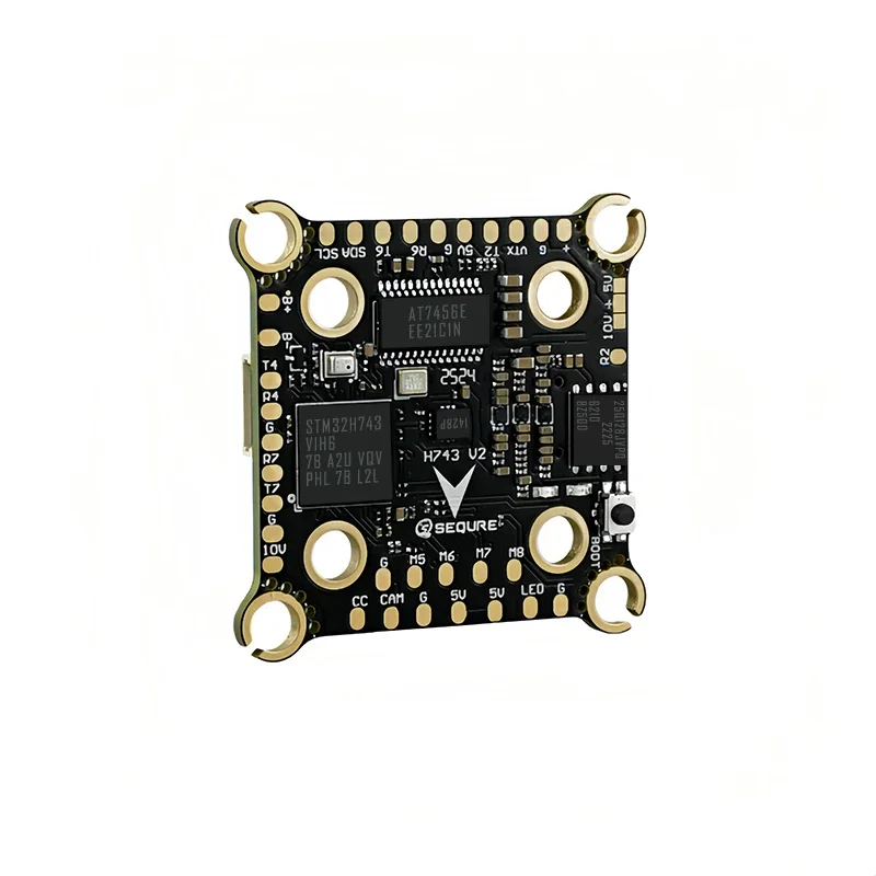 SEQURE H743 V2 FC 4-8S ICM42688P Dual BEC Double Hole Position Flight Control for X8 Racing Aerial Photography Freestyle UAV