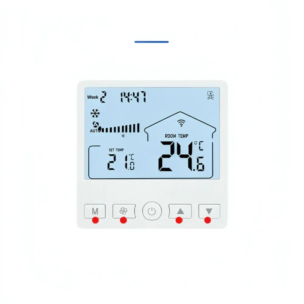 Smart Wifi Thermostat For Fan Coil Unit AC Central Air Conditioning Temperature Controller 10A High Power Room Regulator