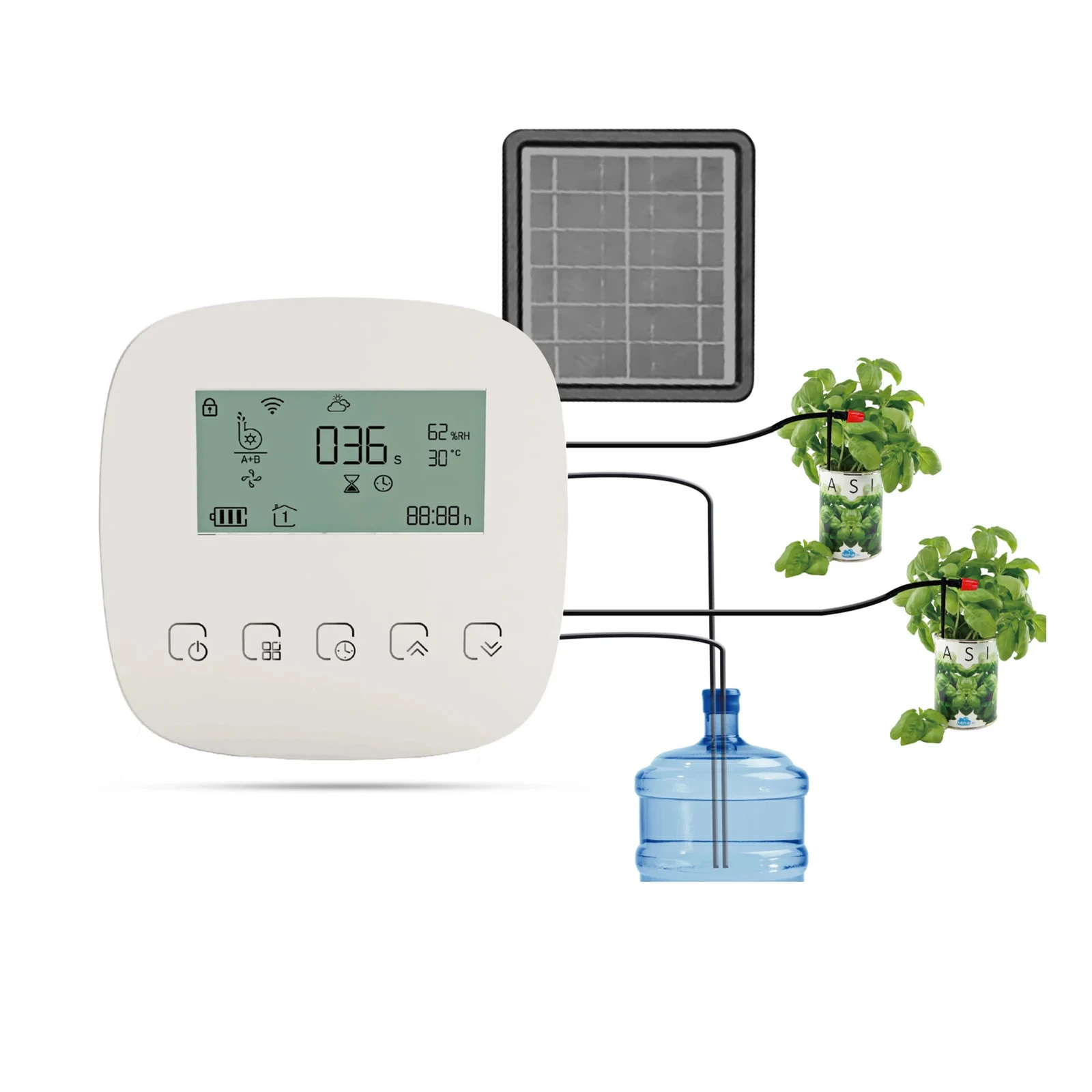 

Wifi Smart Watering Timer Charging App Automatic Micro Drip Irrigation System