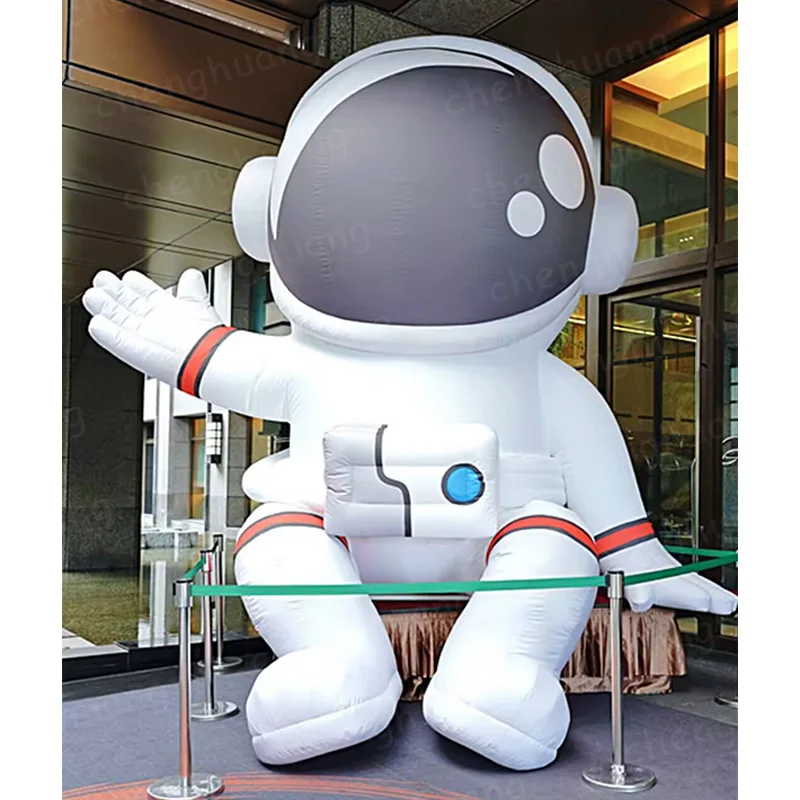 

Inflatable astronauts with blowers, decorative props for shopping malls and squares, and theme decorations for outer space activ