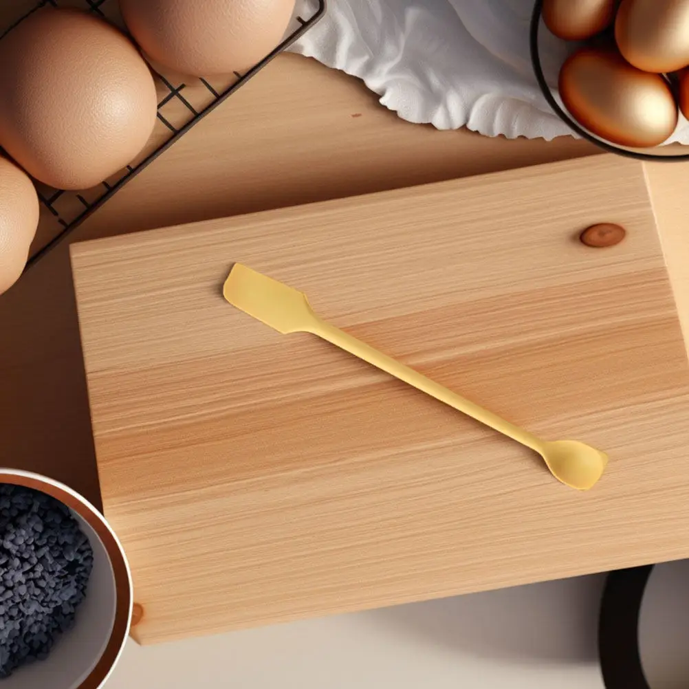 Small Double Ended Silicone Spatula Spoon Kitchen Tool for Spreading Cheese Butter Jam Heat Resistant Food Scraper Cooking