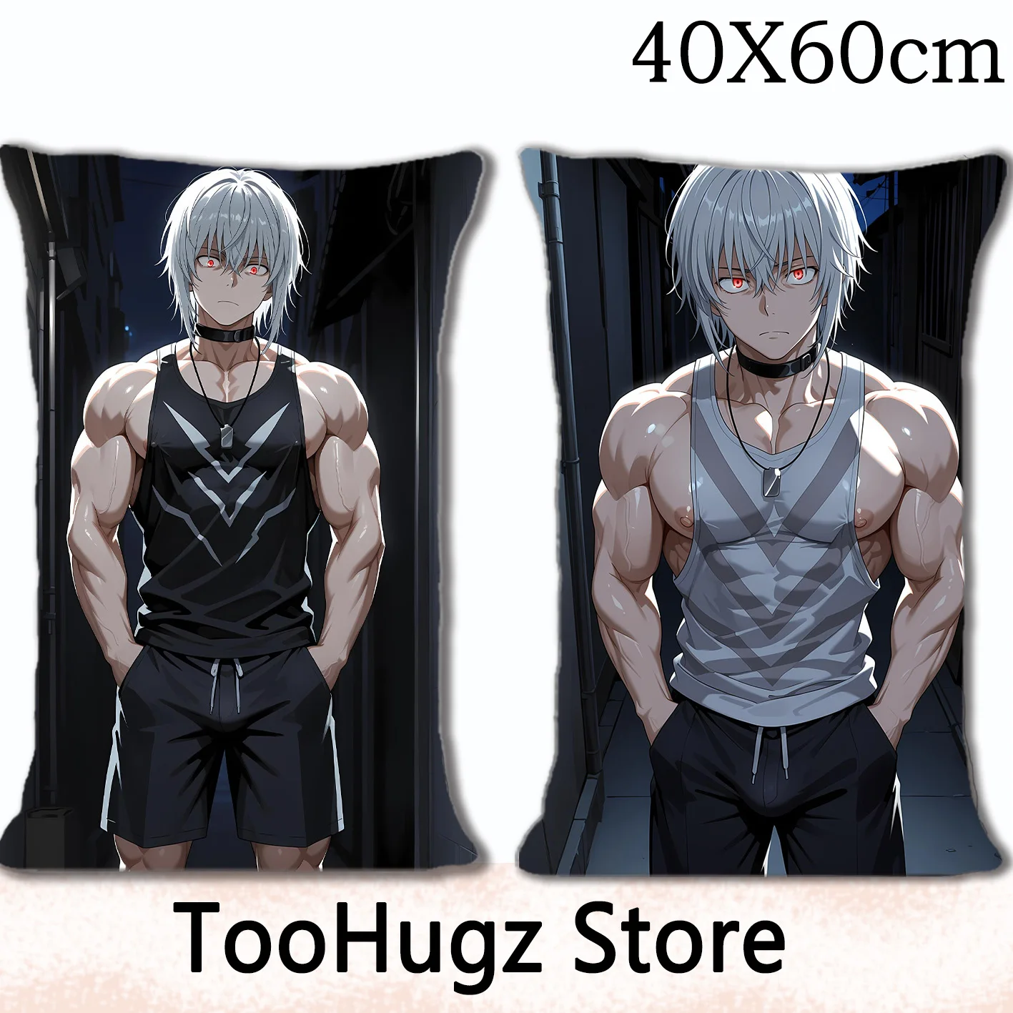 Accelerator Anime 40x60cm Dakimakura Pillow Cover Home Bedroom Decor Cushion Case Without Inner