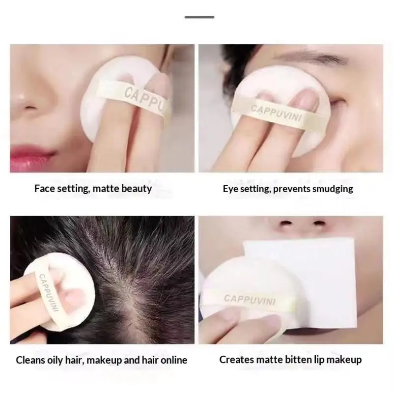 Velvet Mist Set Make-uppoeder Fijn en niet-klevend poeder Mist Gezicht Matte Holding Make-up Make-up Holding Clear Honey Powder