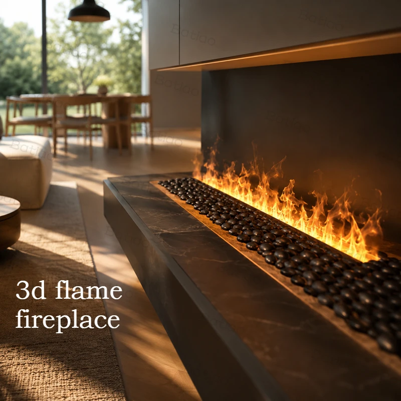 instant steam fireplace High End Electric Fireplace Water Vapor Flame 3D LED Smart Fireplace Luxury Interior Decor камин fire