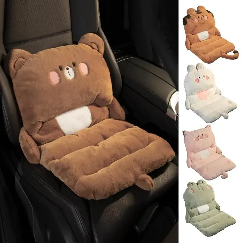 

General Motors Soft Plush Seat Cushion Cute Cartoon Seat Cushion Lumbar Support Four Seasons