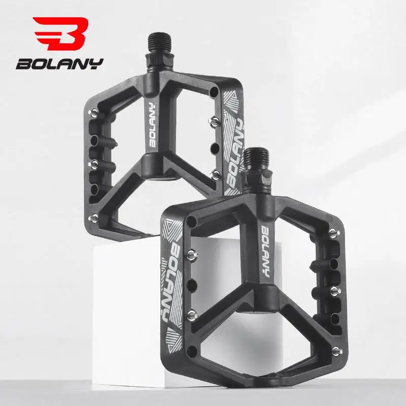 BOLANY Fahrradpedale Verstärkte Nylon-Doppelseitige Pedalstollen Größe 12,6cm-11,2cm-2cm Fahrradteile für MTB Rennrad und die Meisten Fahrräder
