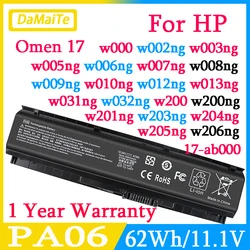 PA06-batería para ordenador portátil, accesorio para HP Omen 17 17-w 17-ab200 17t-ab00 17-w200 Series 17-w053dx 17-w033dx 17-ab011nl 849911-850, 849571-211