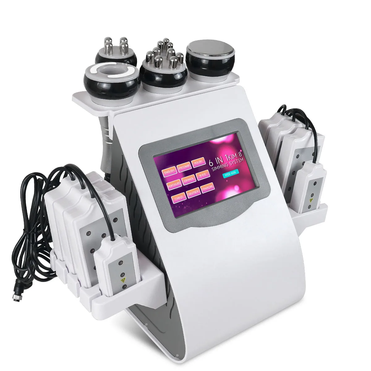 NEWGAGA 6-in-1 30K 40K 60K 80K Ultraschall-Kavitationsgerät Körpergewichtsreduktion Vakuum-Lipo Schlankheitsmassage Fitness KIM8 Maschine – Detail 21