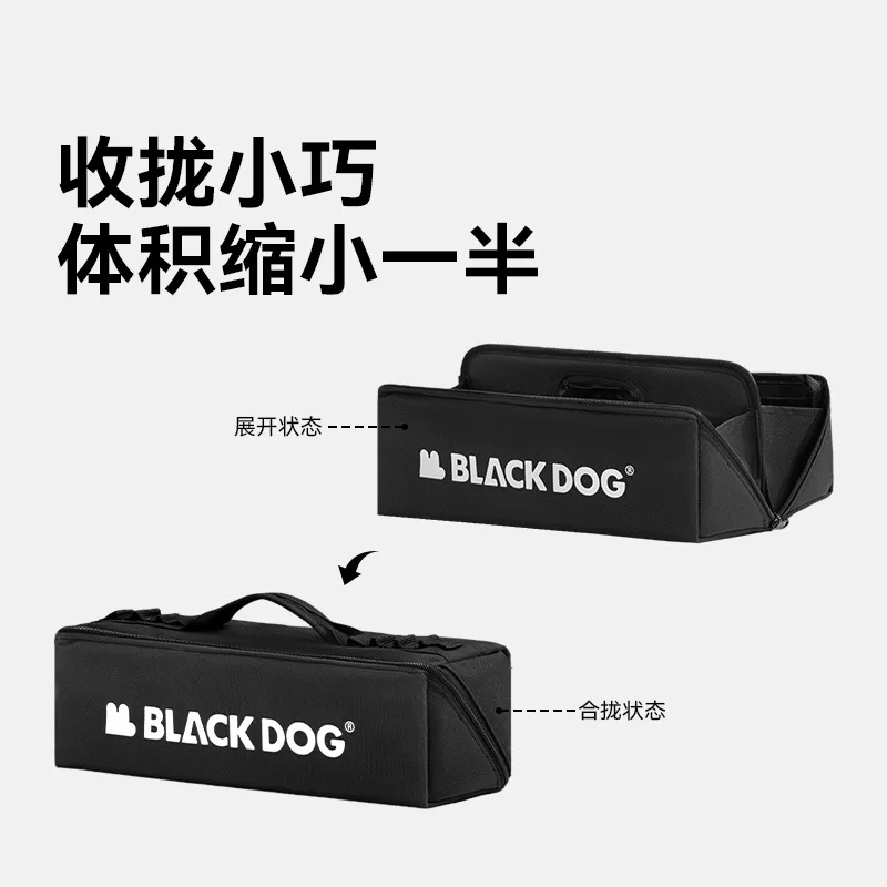 حقيبة تخزين معدات التخييم شديدة التحمل ومقاومة للماء، ومقبض حمل قابل للطي مع حزام مولي لتنظيم التروس الخارجية #5