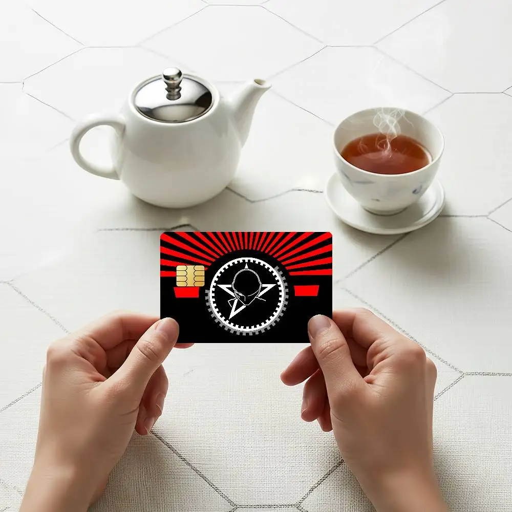 Rock Band The S-Sisters of M-Mercy Credit Skin Cover Card Stickers 4PCS Film Bus Pass Front Decoration Bank Debit Waterproof