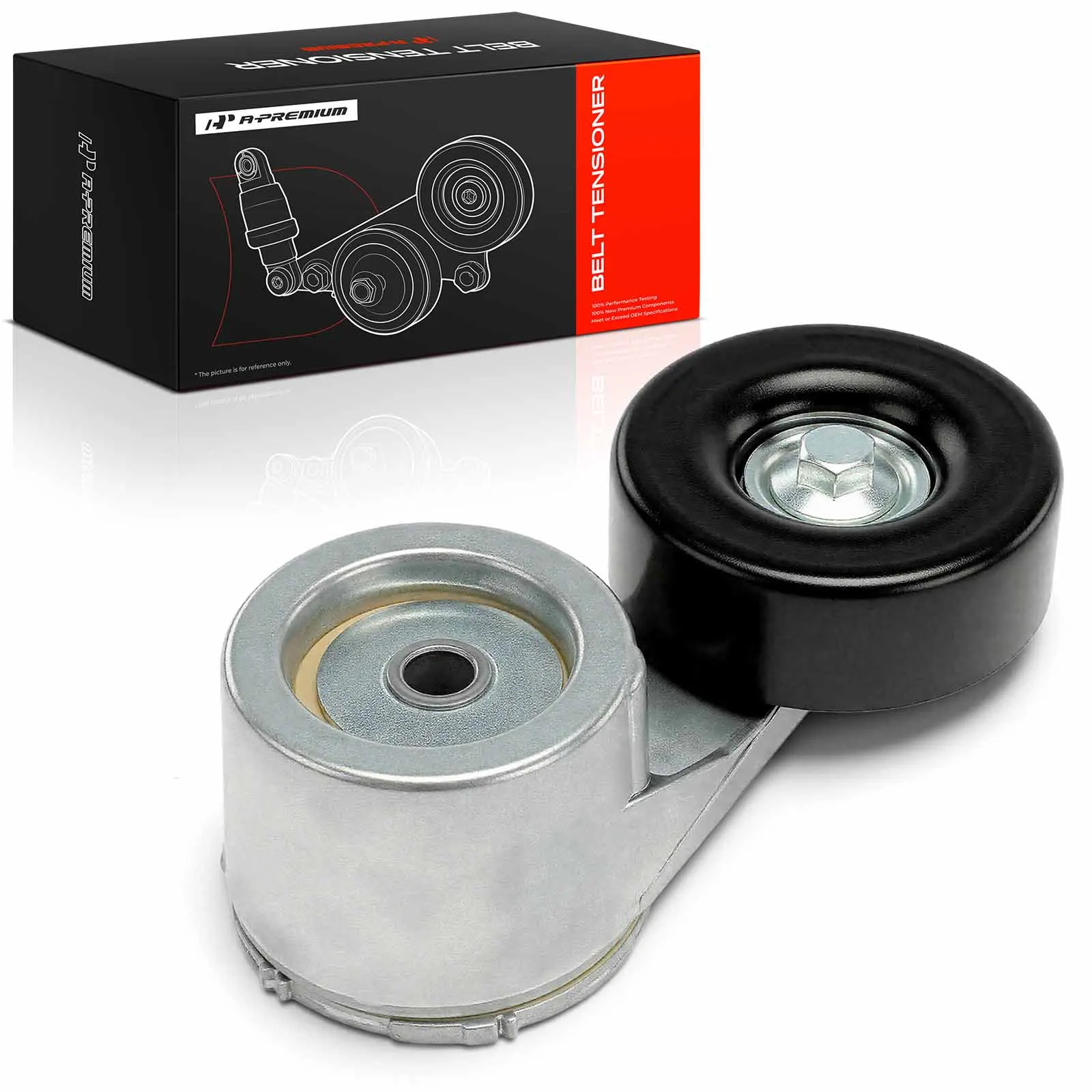 A-Premium Belt Tensioner Assembly for Ford F-250 E-350 Econoline 88-96 F-350 F Super Duty 88-97 F-250 HD 97 F53 97-98