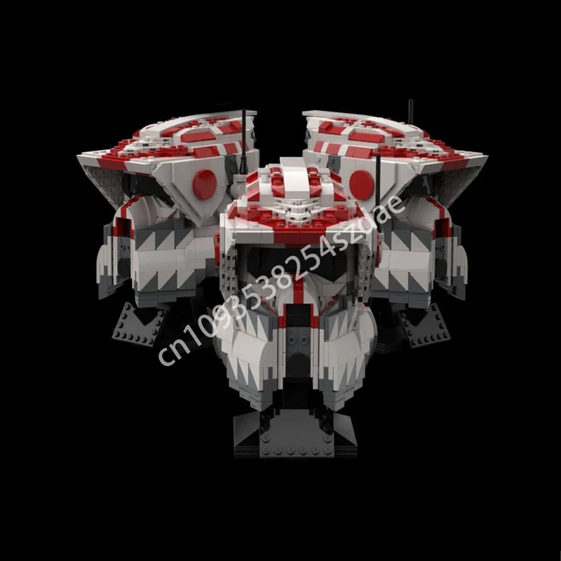 826PCS MOC Star Battleหมวกกันน็อกClone Sergent Houndเฟอร์นิเจอร์สําหรับจอแสดงผลชุดอาคารบล็อกซ้อนอิฐของขวัญของเล่นสร้างสรรค์