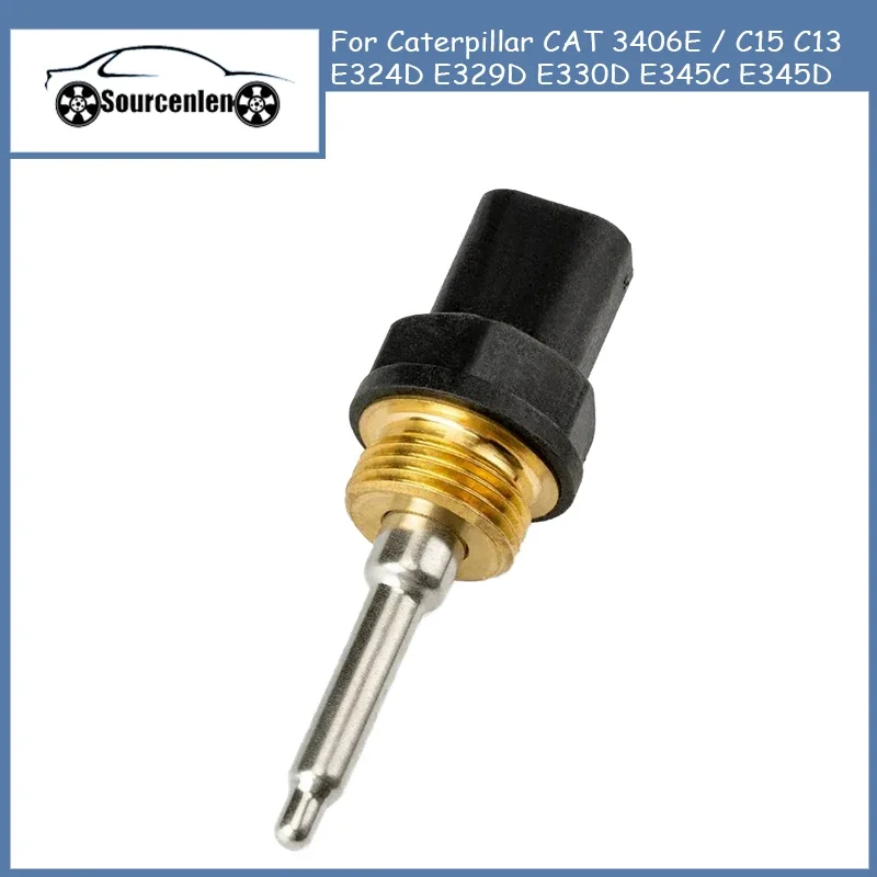 

Excavator Temperature Sensor 256-6453 2566453 For Caterpillar CAT 3406E / C15 C13 E324D E329D E330D E345C E345D