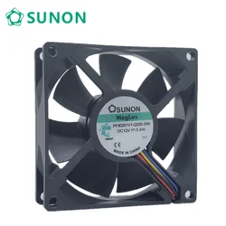 New FOR SUNON PF80251V1-Q030-S99 12V 3.4W 8025 8cm 4-wire PWM cooling fan